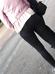 Sexy Teen Ass In Black Jeans