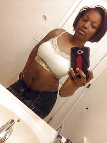 Horny Black Cousin Selfies 2015