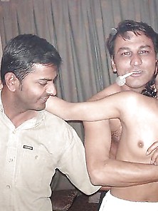 Indian Girl Having Fun With 3 Guys