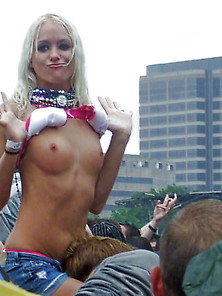 Concert Boob Flashing