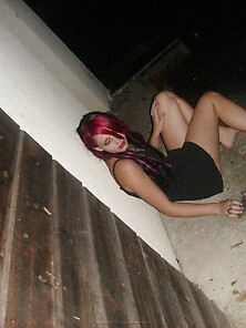 Kinky Emo Babe Posing