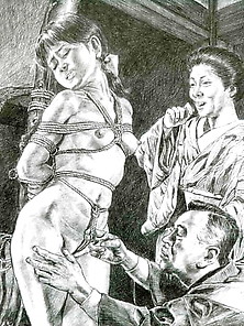 Japanese Bdsm Drawings 2