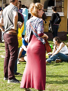 Candid Big Butt - Tight Skirt - Ass Voyeur