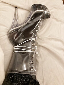 Black And Transparent Pvc