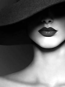 Mysterious Black Women In Hat