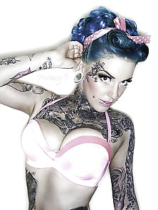 Busty Tattoo Pin-Up Jemmy