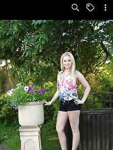 Hot Uk Blonde Teen High Heels