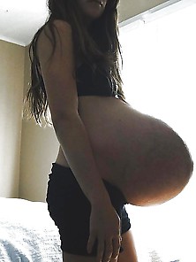 Preggo Girls With Big Bellys