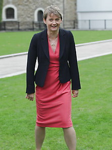 Yvette Cooper Pantyhosed Politician