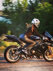 Girl On A Motorcycle