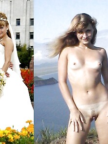 Stunning Sexy Brides Posing