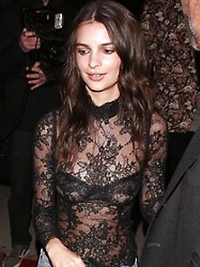 Emily Ratajkowski See Through Photos