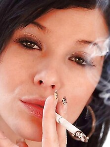 Adrianne Dark-Hued - Smoking