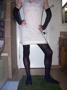 Crossdresser Samantha In Lingerie