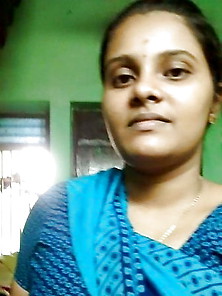 Saree Aunt In Bra