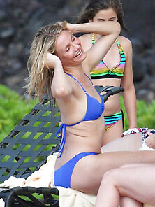 Cameron Diaz',  Fleshy Beach Frolics