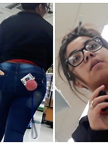 Thick Latina Teen Cashier Ass