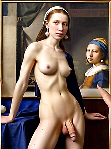 Girl With A Pearl Earring (Johannes Vermeer) Trans