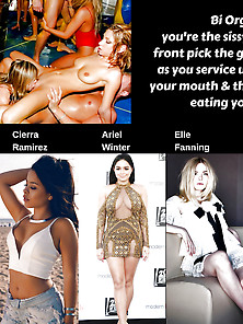 Celeb Choices 21-Cuck,  Sissy,  Bi 2 (Not 4 Everyone!)