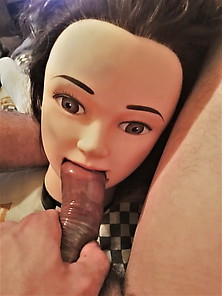 Slutty Doll Sucks Me