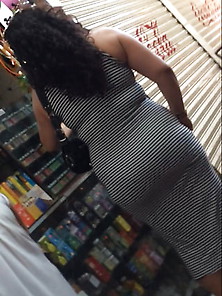 Nice Ass Of Mature In Dress (Milf)