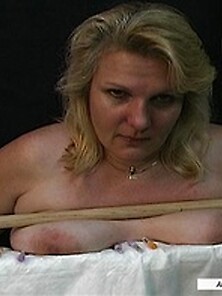 Chubby Blonde Milf Humiliated