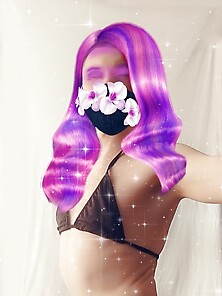 Snapchat Mask With Orchids