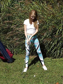 Hannah Hays In Teeing Off