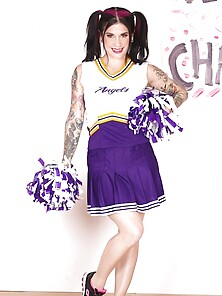 Naughty Emo Cheerleader Strips