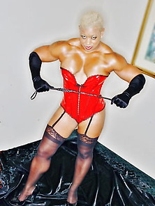 Flame Diva Female Bodybuilder