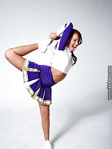 Shapley Cheerleader Ponytails Brunette