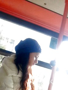 Spy Sexy Women In Bus Romanian