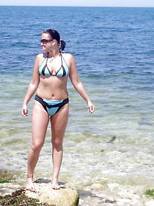 My Wife On The Beach