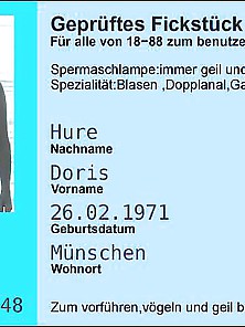 Doris, Geile Sau Aus Muenchen