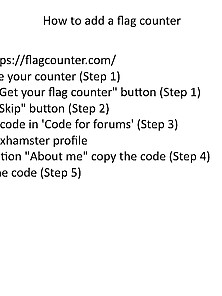 Add A Flag Counter