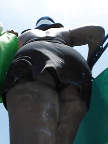 Candid Ebony Ass