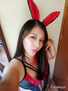 Bitch With Bunny Lingerie