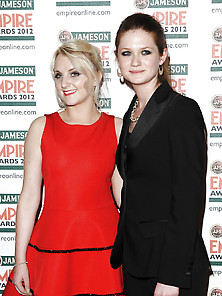 Evanna Lynch And Bonnie Wright