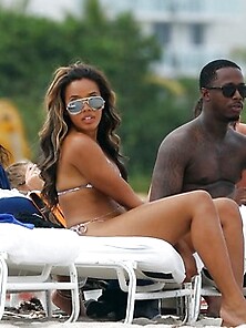 Sexy Angela Simmons In Her Skimpy Bikini