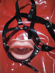 Hot Pink Lips Gag